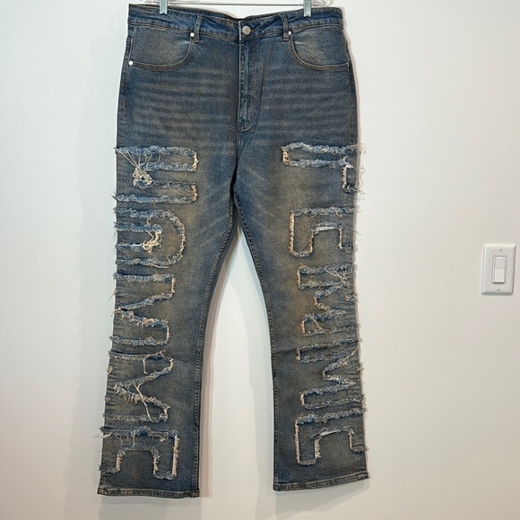 NWT HOMME FEMME: Twilight Denim Sunset men’s size 40 new jeans - Picture 3 of 10